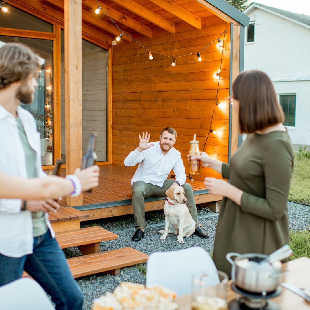 friends outside