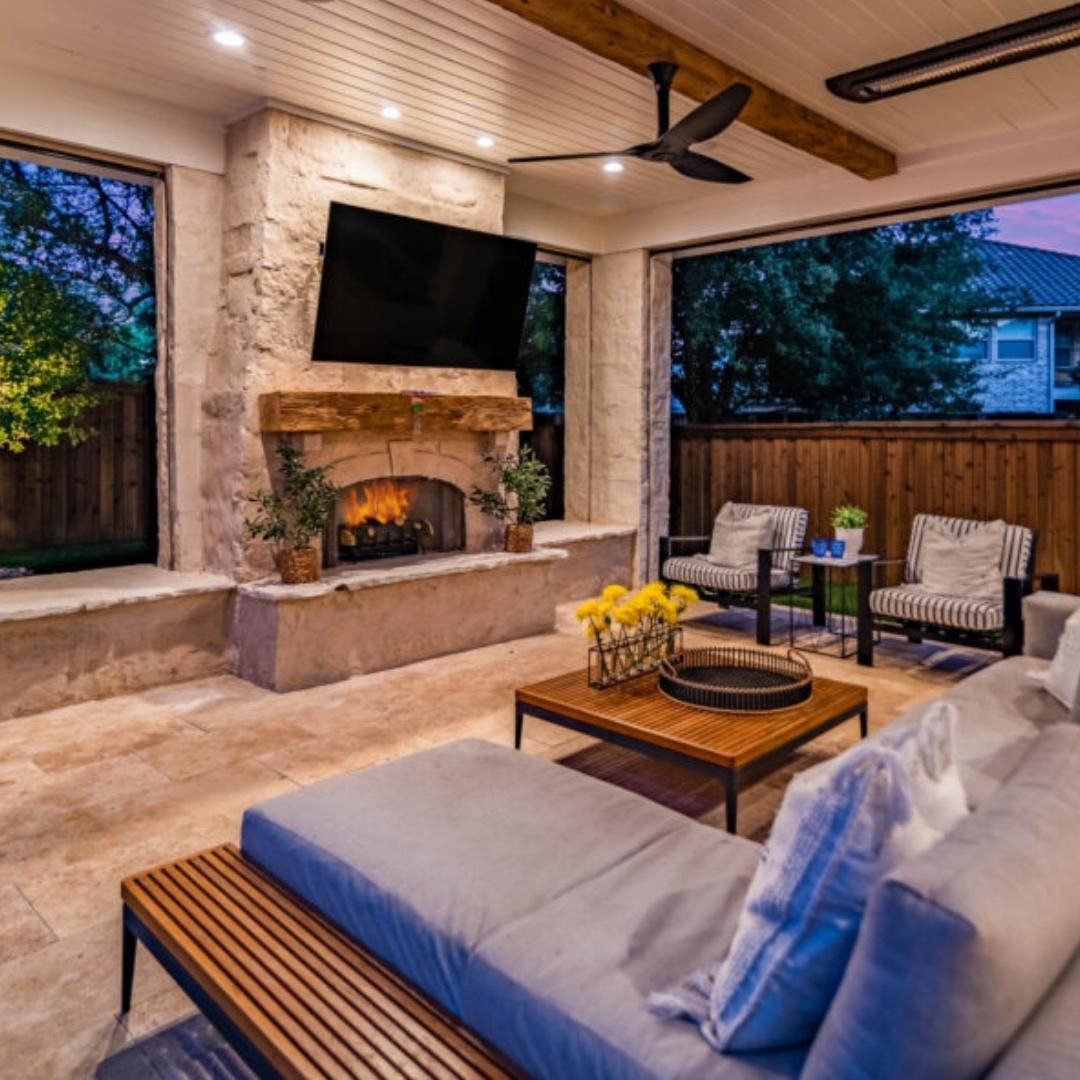 Custom fireplace design