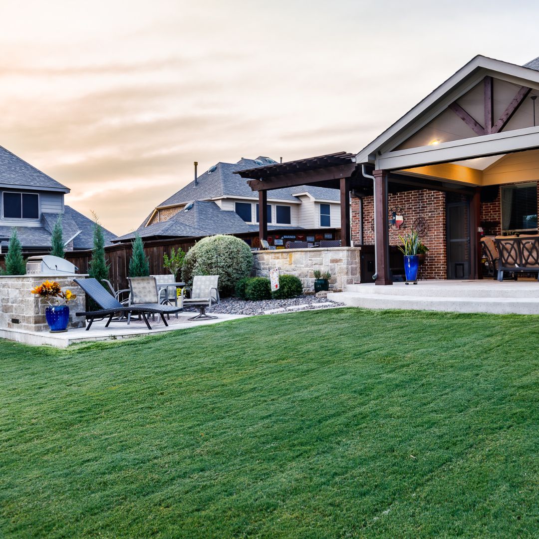 custom outdoor living space