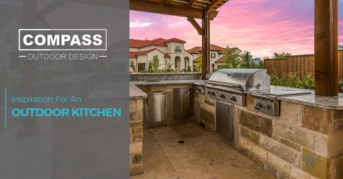 Inspiration for an outdoor kitchen