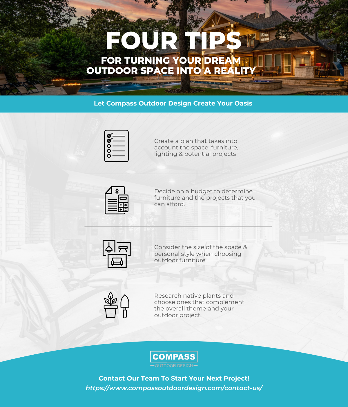 tips for turning your outdoor space into a reality