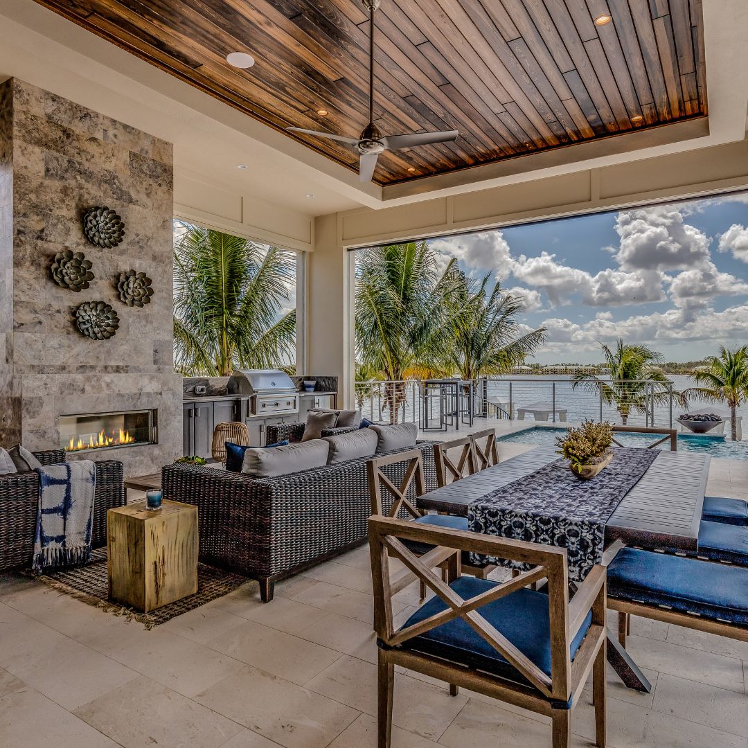 beautiful outdoor patio