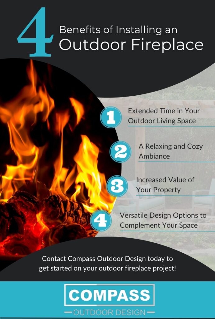 four benefits of installing an outdoor fireplace