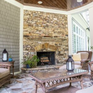 fireplace wall