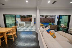 interior of home view of outdoor living area