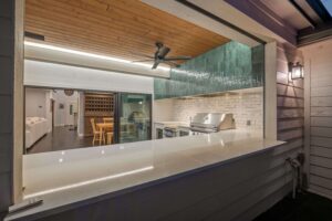 view of renovated outdoor living space