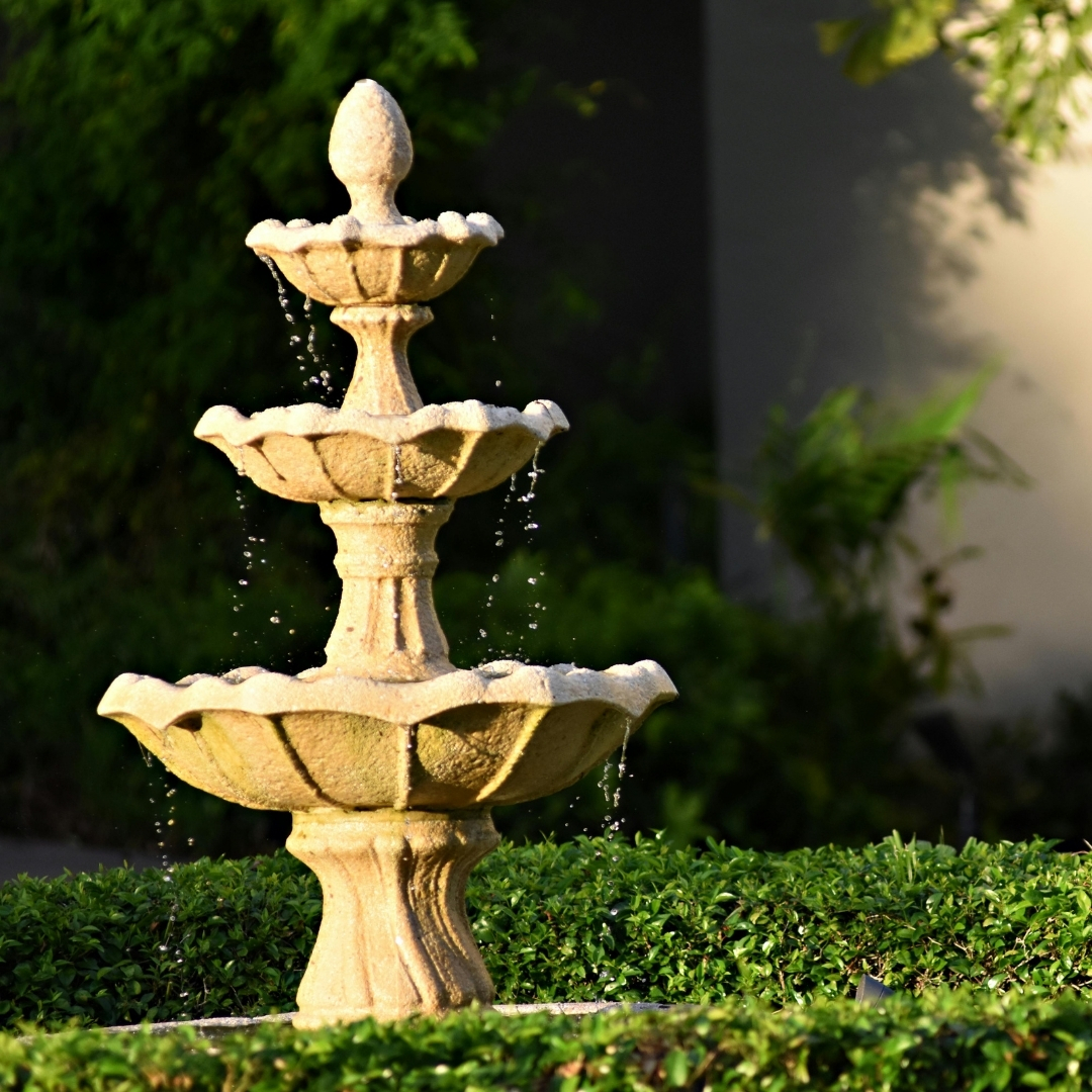 multi tiered water feature